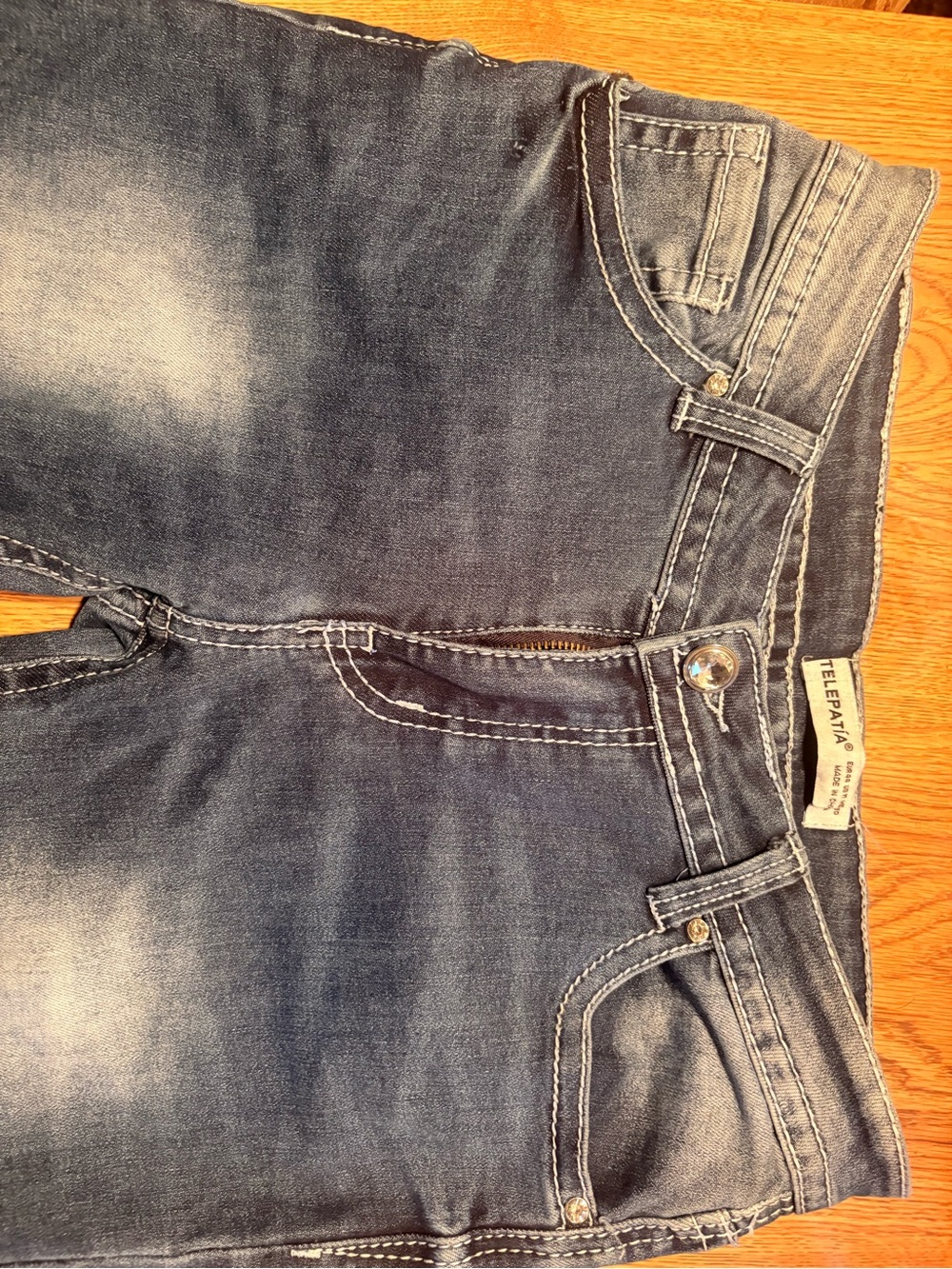 Women's Mid-Rise Blue Wash Jeans